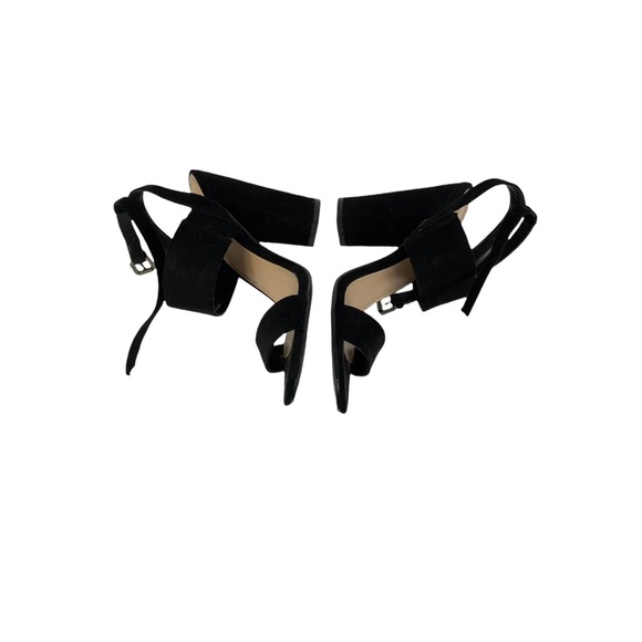 Just fab Slingback Sandal Perenna block heels size 7 - Picture 3 of 6